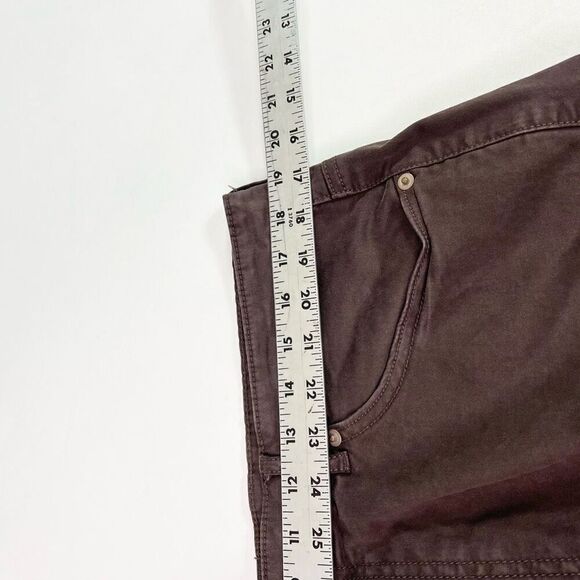 Peter Millar Crown Pant Mens 36 Brown Cotton Blend Soft Touch Twill 5 Pocket - Picture 3 of 9